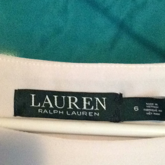 Ralph Lauren Dress size 6 black and ivory. B35 - Picture 2 of 4